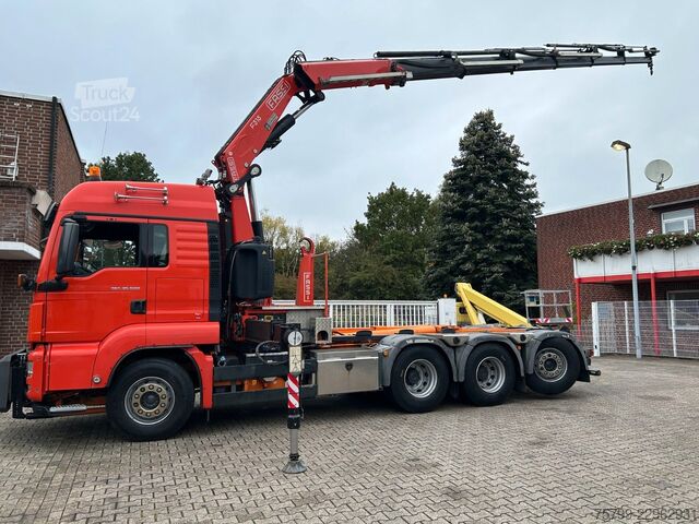 Kamyon üzerine monteli vinç MAN 35.500 TGS Abroller mit Fassi F315RA.2.26 Kran
