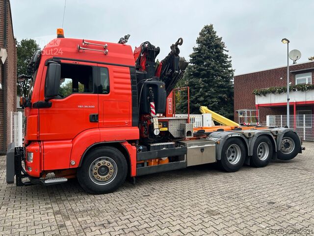 Kamyon üzerine monteli vinç MAN 35.500 TGS Abroller mit Fassi F315RA.2.26 Kran