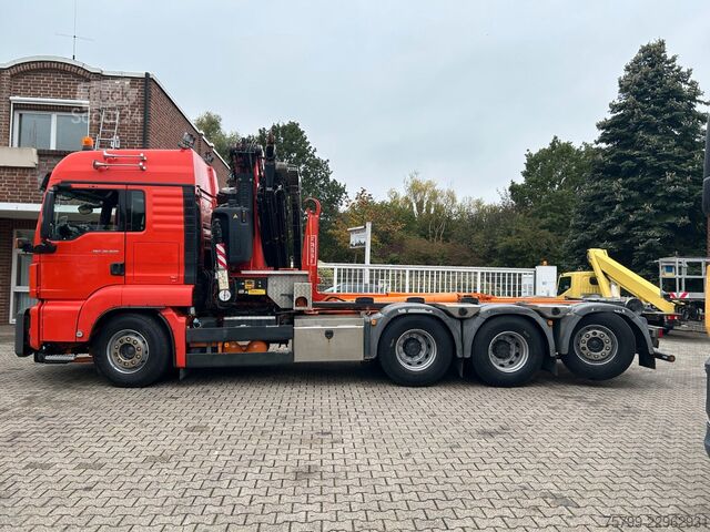 Kamyon üzerine monteli vinç MAN 35.500 TGS Abroller mit Fassi F315RA.2.26 Kran