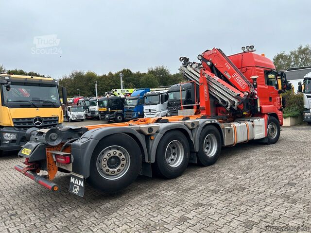 Kamyon üzerine monteli vinç MAN 35.500 TGS Abroller mit Fassi F315RA.2.26 Kran