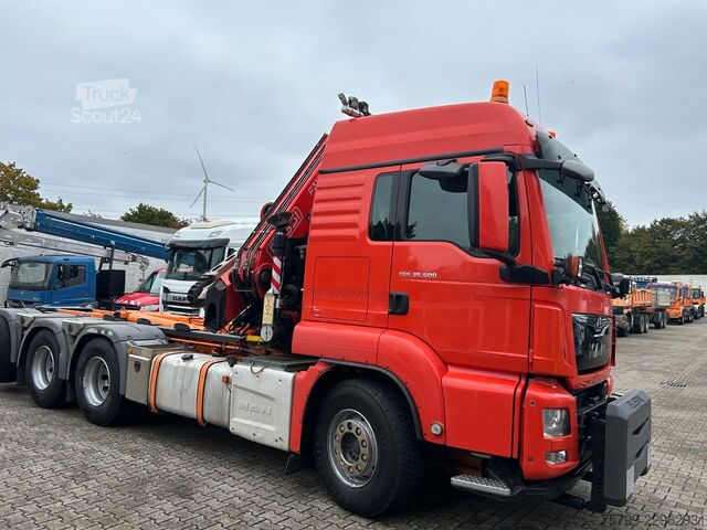 Kamyon üzerine monteli vinç MAN 35.500 TGS Abroller mit Fassi F315RA.2.26 Kran