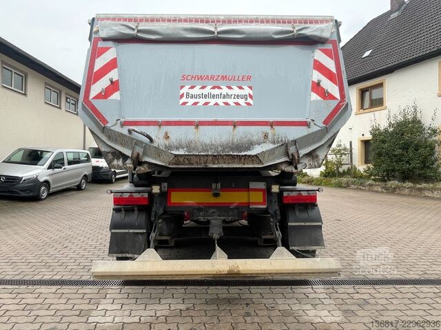 Semirremolque volquete SCHWARZMÜLLER D21K0 Stahl Mulde Thermo 25m³ hydra. Hinterachse