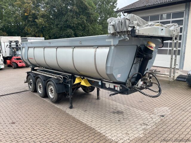 Semirremolque volquete SCHWARZMÜLLER D21K0 Stahl Mulde Thermo 25m³ hydra. Hinterachse