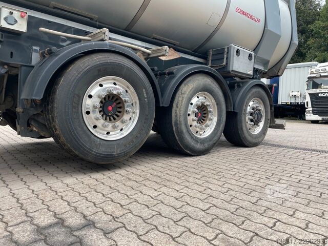 Semirremolque volquete SCHWARZMÜLLER D21K0 Stahl Mulde Thermo 25m³ hydra. Hinterachse