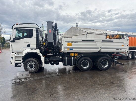 Тристранен самосвал MAN 33.520 6X6 BL NEU BORDMATIK 3 SEITEN KIPPER HIAB KRAN MIETKAUF MöGLICH
