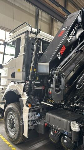 Тристранен самосвал MAN 33.520 6X6 BL NEU BORDMATIK 3 SEITEN KIPPER HIAB KRAN MIETKAUF MöGLICH
