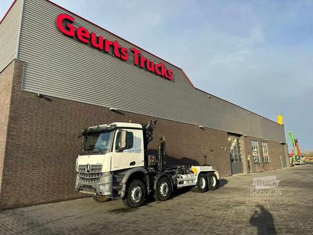 Kampókaros rendszer Mercedes-Benz AROCS 4148 8X4 MET MULTILIFT ULT T 21 S51 HAAKA...