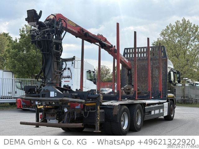 Camião florestal MAN TGS26.500*E6c*6x4*Retarder*Palfinger*Kühlbox*TÜV