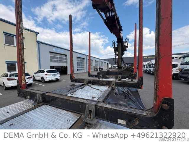 Camião florestal MAN TGS26.500*E6c*6x4*Retarder*Palfinger*Kühlbox*TÜV