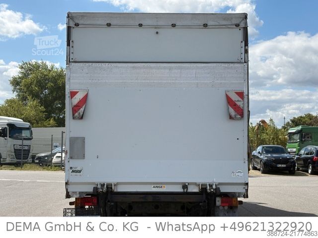 Transportador con plataforma y toldo IVECO ML75E18*Schalt*LBW*3-Sitze*Klima*Bordwände*