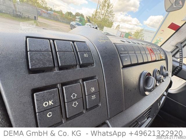 Transportador con plataforma y toldo IVECO ML75E18*Schalt*LBW*3-Sitze*Klima*Bordwände*