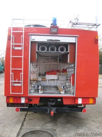 Vatrogasno vozilo MERCEDES-BENZ LP 709 Feuerwehr LF8 Oldtimer Teilbeladung *TÜV*