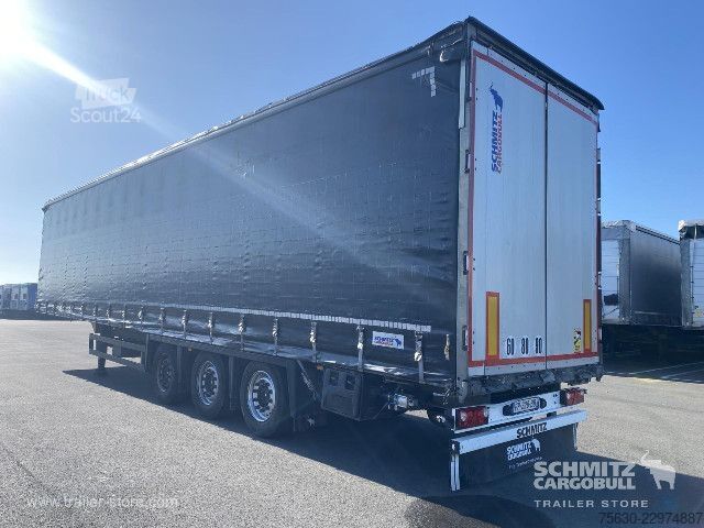 Åpen semitrailer med presenning Schmitz Cargobull Semitrailer Curtainsider Coil Double étage