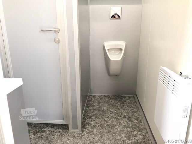 Priklopno stranišče Rosemeier VE 1 Damen, 1 Herren+U Max SILVER Toilettenanhänger