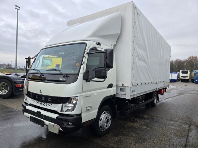 Curtain sider van FUSO Canter 7C18 Klima LBW 1.000 kg Euro6E