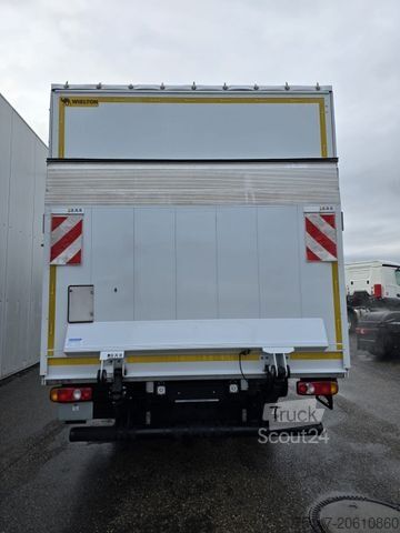 Curtain sider van FUSO Canter 7C18 Klima LBW 1.000 kg Euro6E