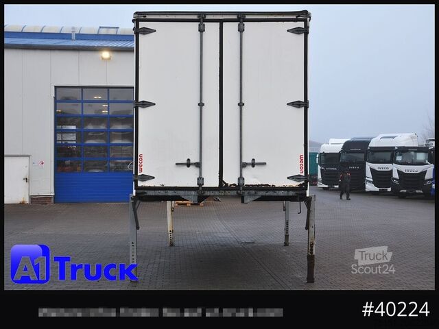 Wissellaadbak met open laadbak en zeil WECON WPR 745, verzinkt, 2520 innen, Code XL