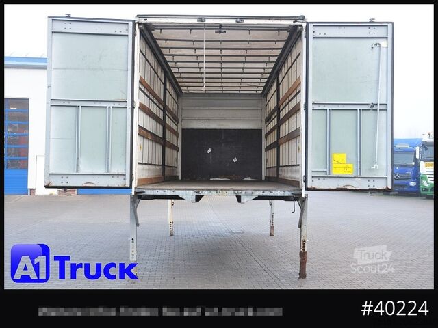 Wissellaadbak met open laadbak en zeil WECON WPR 745, verzinkt, 2520 innen, Code XL