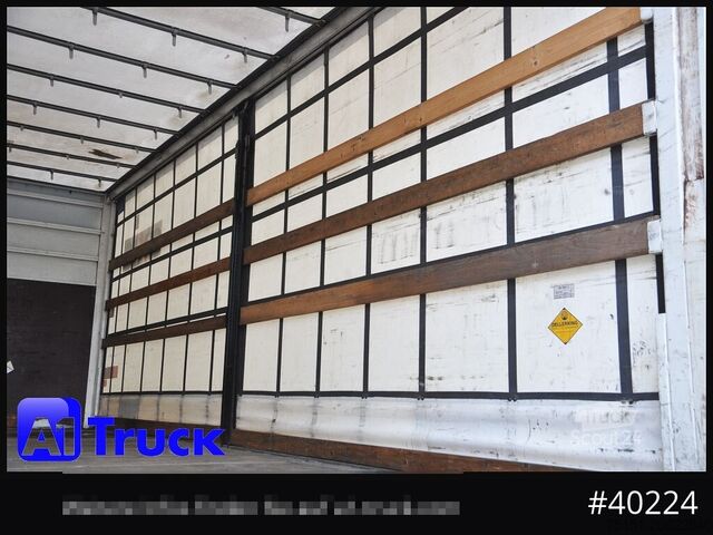 Wissellaadbak met open laadbak en zeil WECON WPR 745, verzinkt, 2520 innen, Code XL