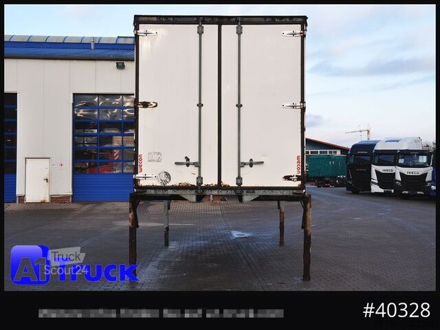 Wissellaadbak met open laadbak en zeil WECON WPR 745, verzinkt, 2520 innen, Code XL