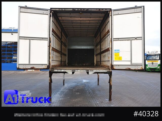 Wissellaadbak met open laadbak en zeil WECON WPR 745, verzinkt, 2520 innen, Code XL