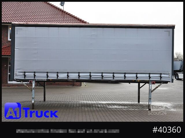 Wissellaadbak met open laadbak en zeil WECON WPR 782 SG, CODE XL, verzinkt,