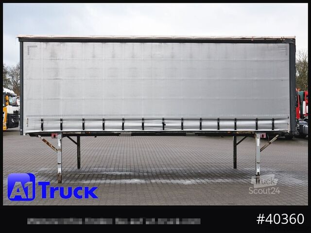 Wissellaadbak met open laadbak en zeil WECON WPR 782 SG, CODE XL, verzinkt,