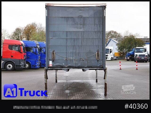 Wissellaadbak met open laadbak en zeil WECON WPR 782 SG, CODE XL, verzinkt,