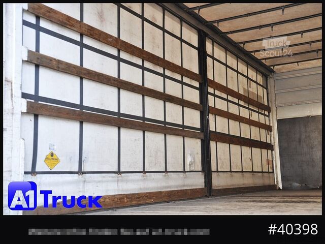 Wissellaadbak met open laadbak en zeil WECON WPR 745, verzinkt, 2520 innen, Code XL