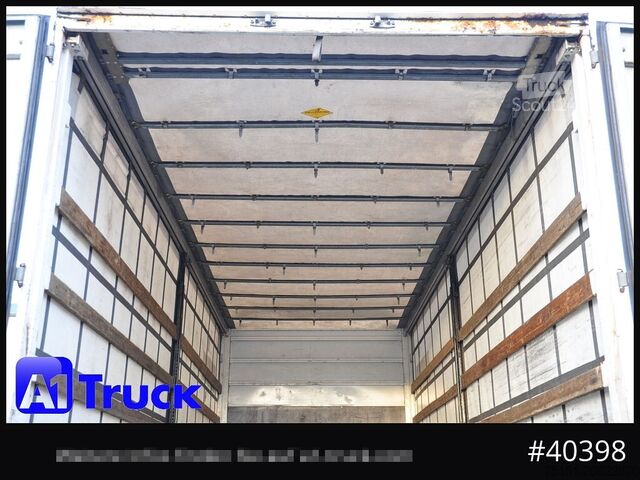 Wissellaadbak met open laadbak en zeil WECON WPR 745, verzinkt, 2520 innen, Code XL