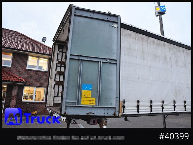 Wissellaadbak met open laadbak en zeil WECON WPR 745, verzinkt, 2520 innen, Code XL