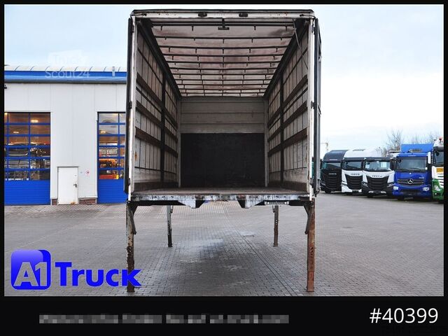 Wissellaadbak met open laadbak en zeil WECON WPR 745, verzinkt, 2520 innen, Code XL