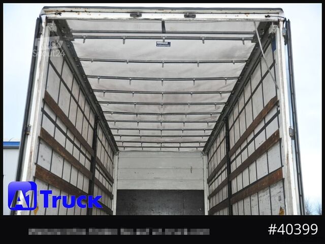 Wissellaadbak met open laadbak en zeil WECON WPR 745, verzinkt, 2520  innen, Code XL