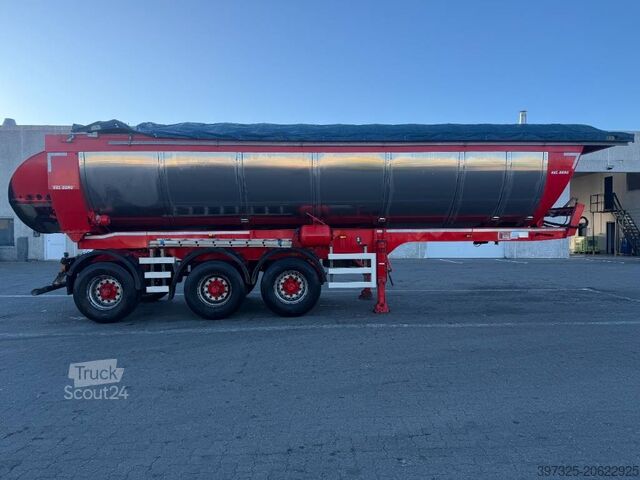 Ribaltabile Kel-Berg Asphalt tipper trailer / Asphalt-Kippanhänger /