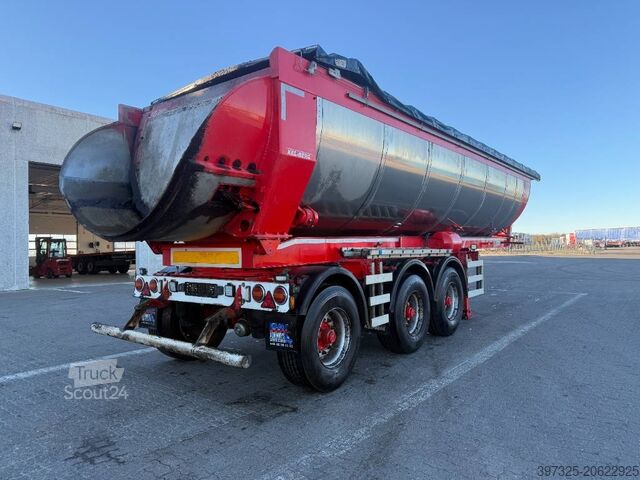 Ribaltabile Kel-Berg Asphalt tipper trailer / Asphalt-Kippanhänger /