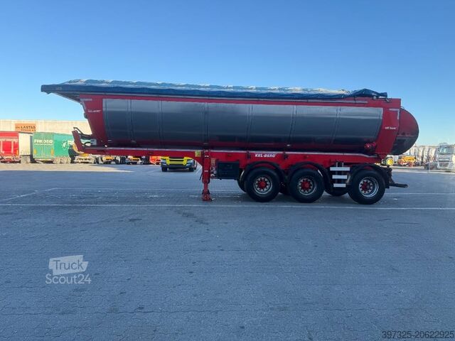 Skraldevogn Kel-Berg Asphalt tipper trailer / Asphalt-Kippanhänger /