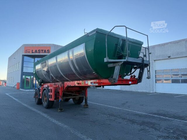Ribaltabile Kel-Berg Asphalt tipper trailer / Asphalt-Kippanhänger /