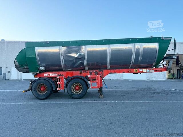 Ribaltabile Kel-Berg Asphalt tipper trailer / Asphalt-Kippanhänger /