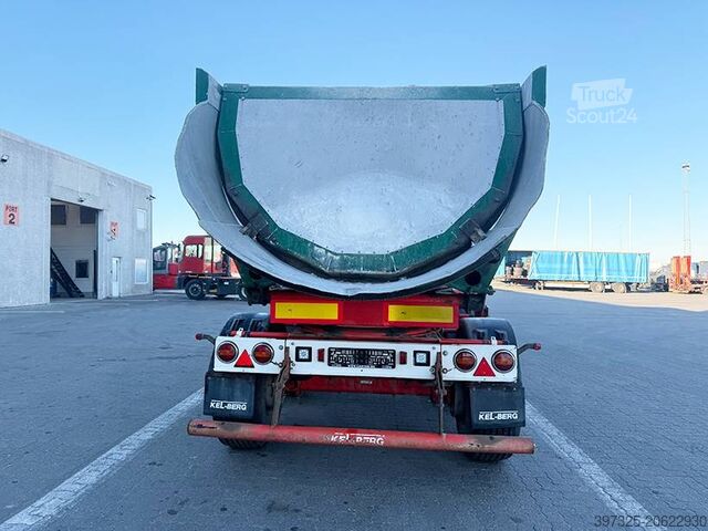 Ribaltabile Kel-Berg Asphalt tipper trailer / Asphalt-Kippanhänger /