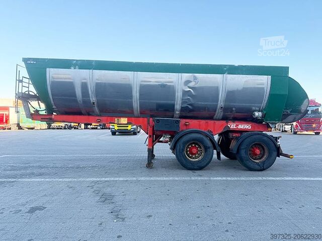 Ribaltabile Kel-Berg Asphalt tipper trailer / Asphalt-Kippanhänger /
