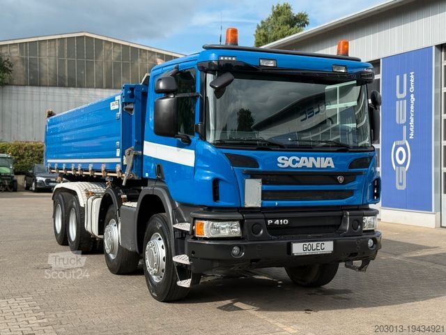 Kipper LKW SCANIA P 410 8x4 Dreiseitenkipper DAUTEL