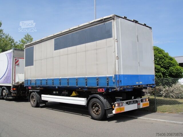 Lastväxlarsläp krone Wechselfahrgestell mit Wechselbrücke