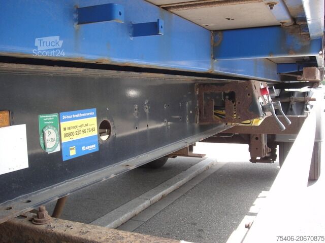 Lastväxlarsläp krone Wechselfahrgestell mit Wechselbrücke