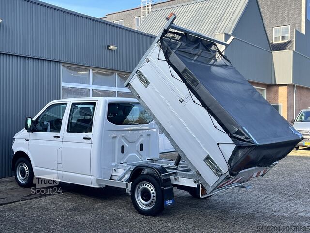 Avfallsbil Volkswagen Transporter 2.0 TDI Pick up Kipper Open laadbak...