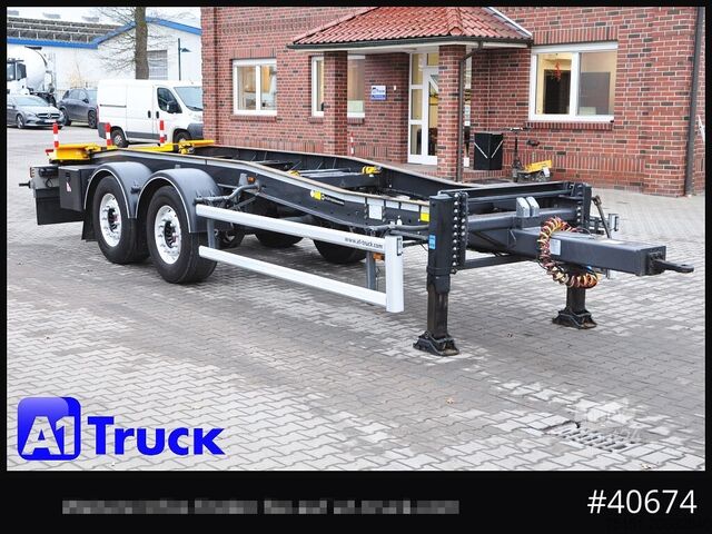 Kroghejsevogn HUEFFERMANN HTSA 18.77, Tandem, Schlitten, oben gekuppelt,