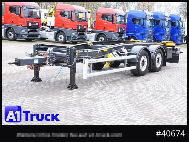 Kroghejsevogn HUEFFERMANN HTSA 18.77, Tandem, Schlitten, oben gekuppelt,