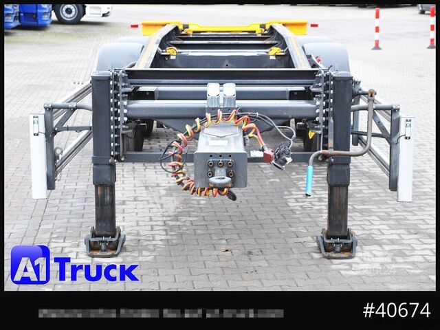 Kroghejsevogn HUEFFERMANN HTSA 18.77, Tandem, Schlitten, oben gekuppelt,