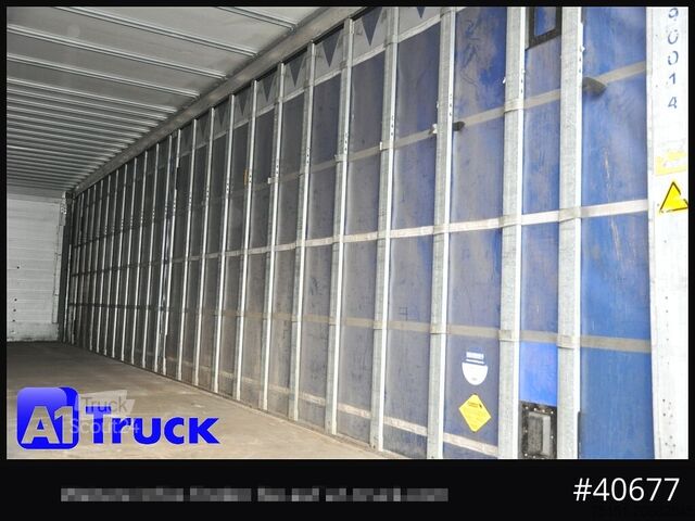 Naczepa otwarta z plandeką SCHMITZ SCB  24, Mega, Speed Curtain, VDI 2700, deutsche Zulassung