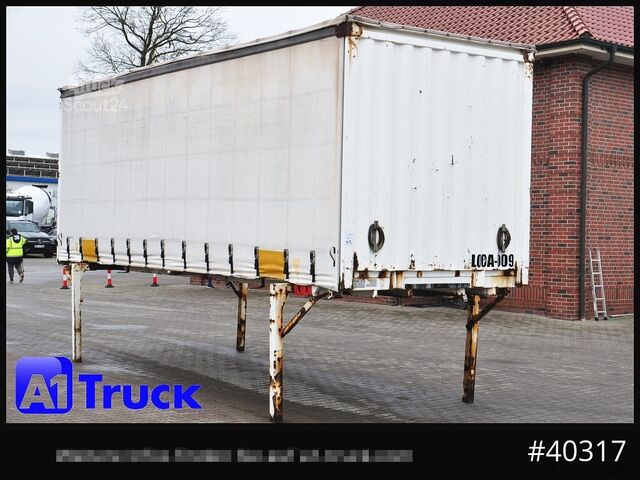 Змінний кузов із платформою та тентом KRONE Wechselbrücke 7,45 Multilock, neutral