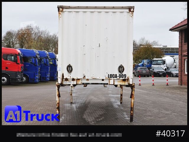 Змінний кузов із платформою та тентом KRONE Wechselbrücke 7,45 Multilock, neutral